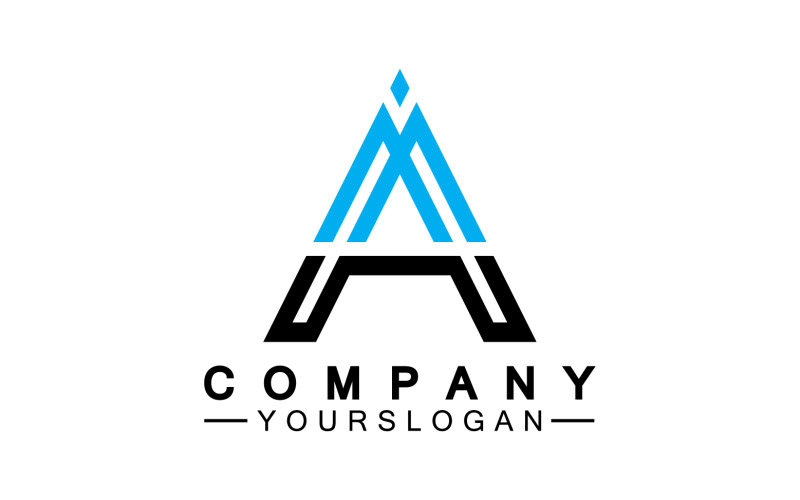 A initial letter template logo v24 Logo Template