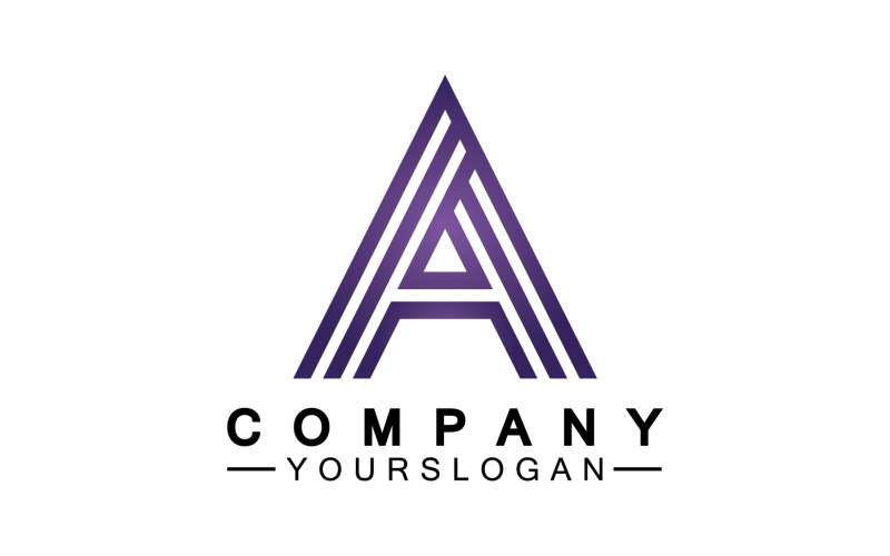 A initial letter template logo v25 Logo Template