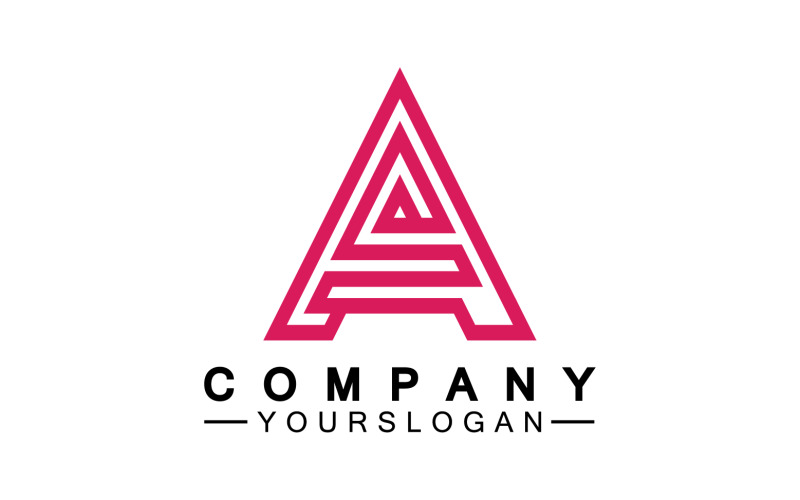 A initial letter template logo v26 Logo Template