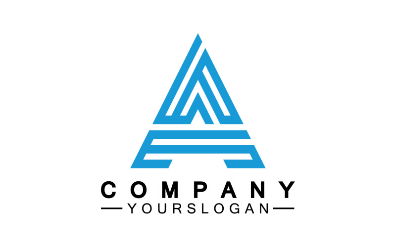 A initial letter template logo v30 Logo Template
