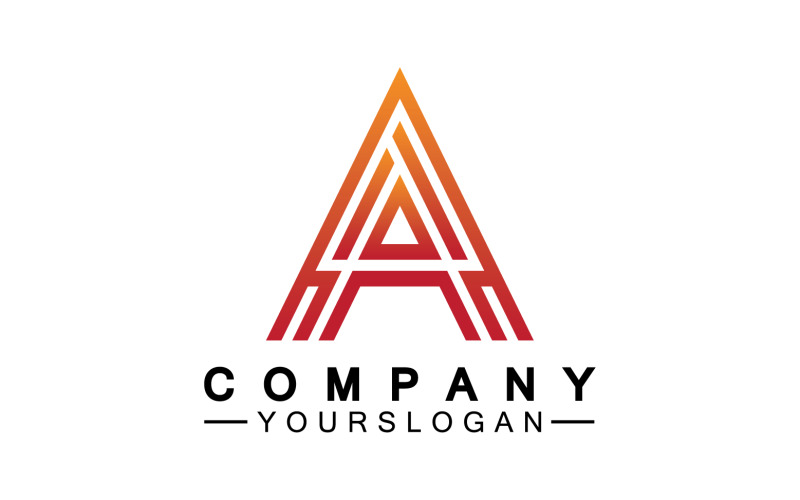 A initial letter template logo v32 Logo Template