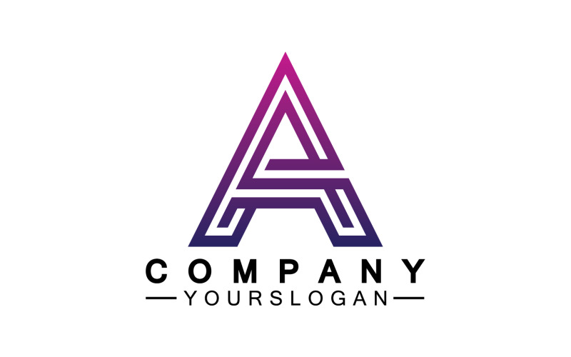 A initial letter template logo v34 Logo Template
