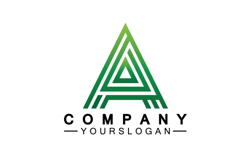 A initial letter template logo v37 Logo Template