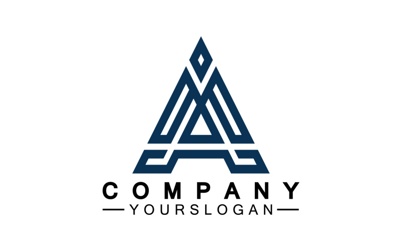 A initial letter template logo v39 Logo Template