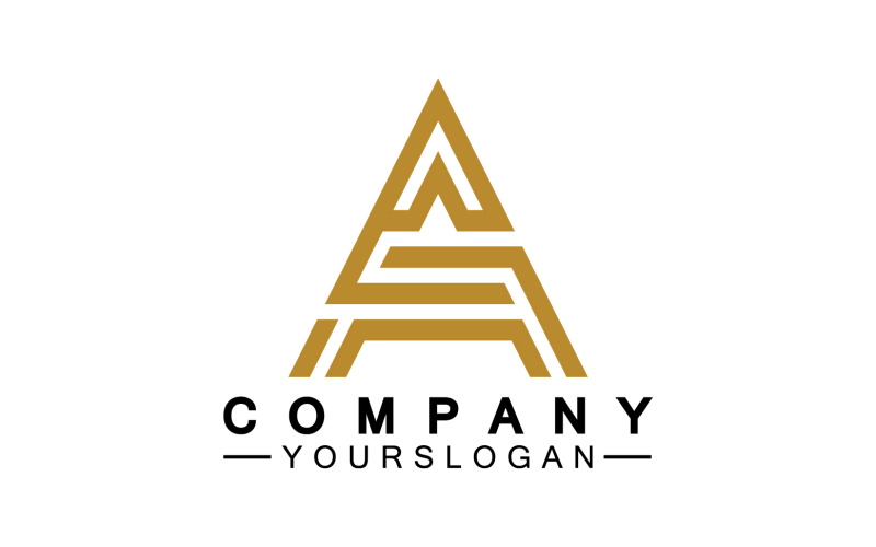 A initial letter template logo v41 Logo Template