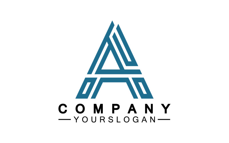 A initial letter template logo v42 Logo Template
