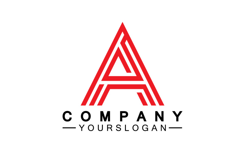 A initial letter template logo v43 Logo Template