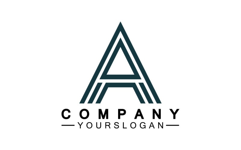 A initial letter template logo v45 Logo Template