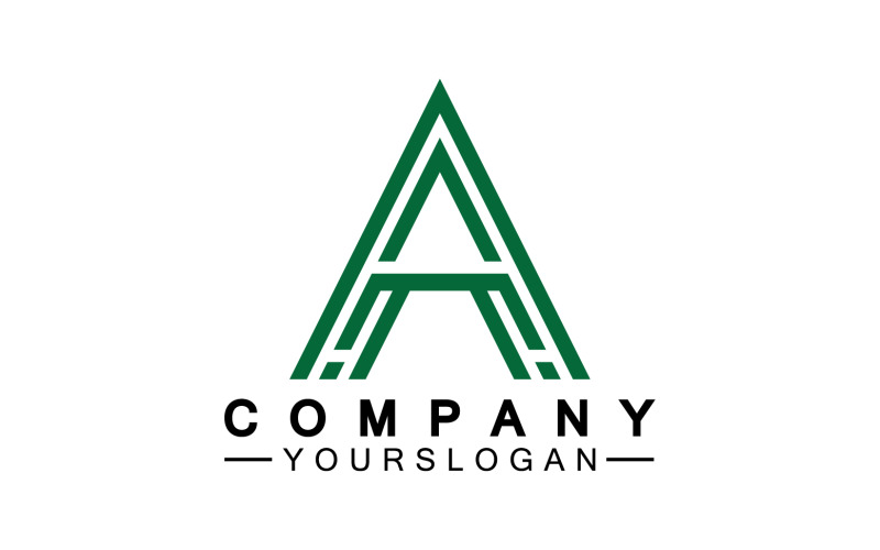 A initial letter template logo v46 Logo Template