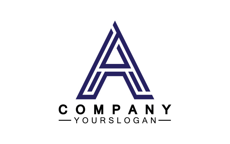 A initial letter template logo v48 Logo Template