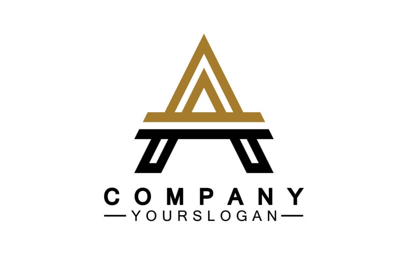 A initial letter template logo v4 Logo Template