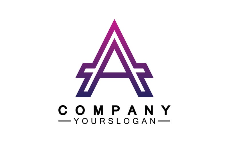 A initial letter template logo v6 Logo Template
