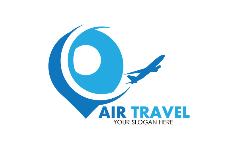 Airplane travel logo template vector v31 Logo Template