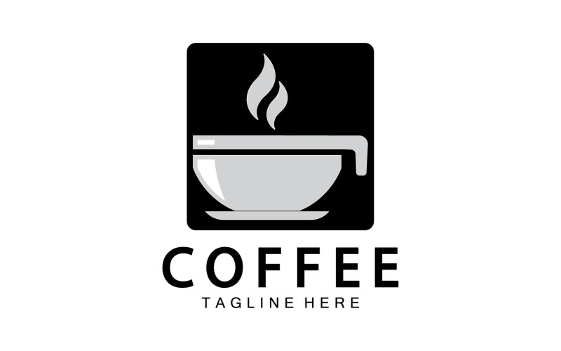 Coffee drink template logo vector v21 Logo Template
