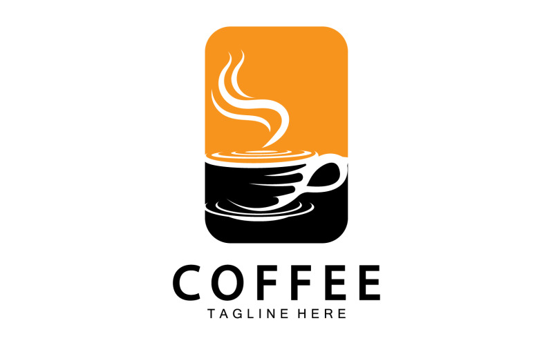 Coffee drink template logo vector v28 Logo Template