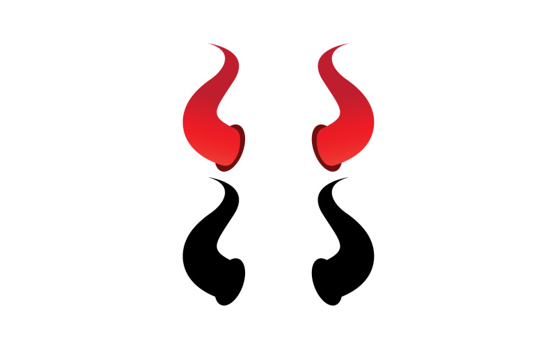 Devil horn red template logo v2 Logo Template