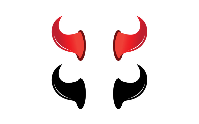 Devil horn red template logo v5 Logo Template