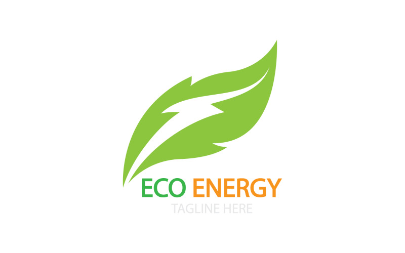 Green eco leaf template vector logo v13 Logo Template