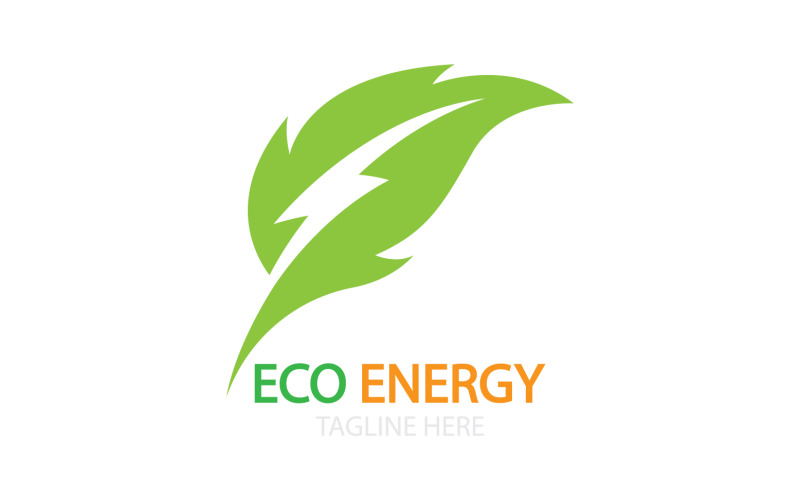 Green eco leaf template vector logo v9 Logo Template