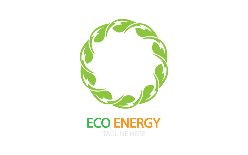 Green eco leaf template vector logo v22 Logo Template