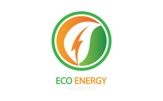Green eco leaf template vector logo v33