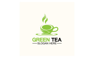 Green tea Health template logo v20