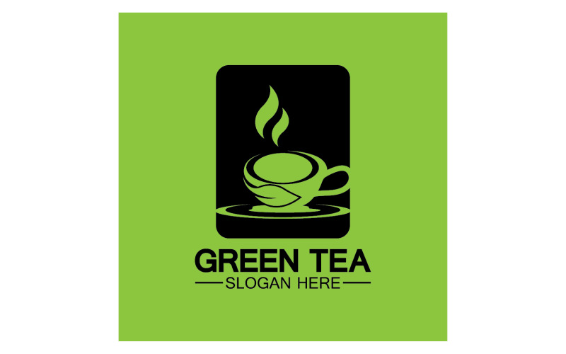 Green tea Health template logo v28 Logo Template