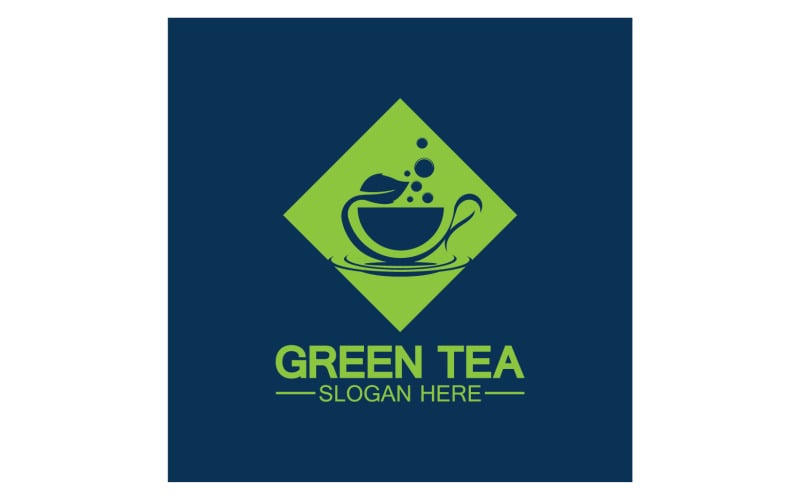 Green tea Health template logo v41 Logo Template