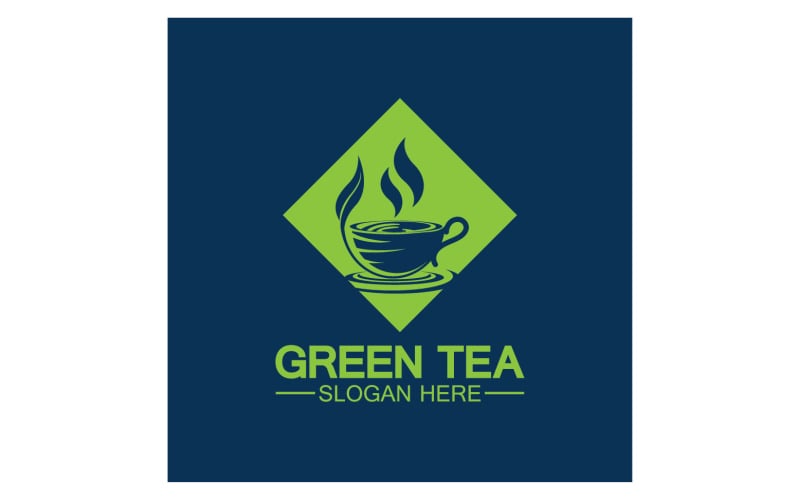 Green tea Health template logo v44 Logo Template