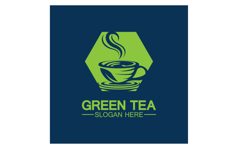 Green tea Health template logo v48 Logo Template