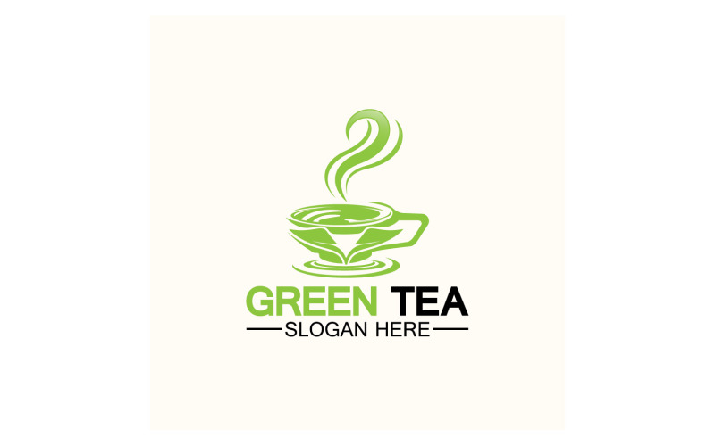 Green tea Health template logo v4 Logo Template