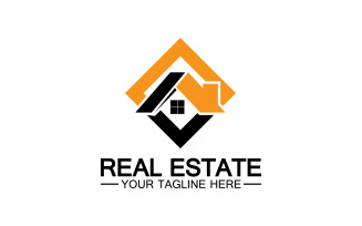 Home House rental logo template vector v10