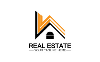 Home House rental logo template vector v1