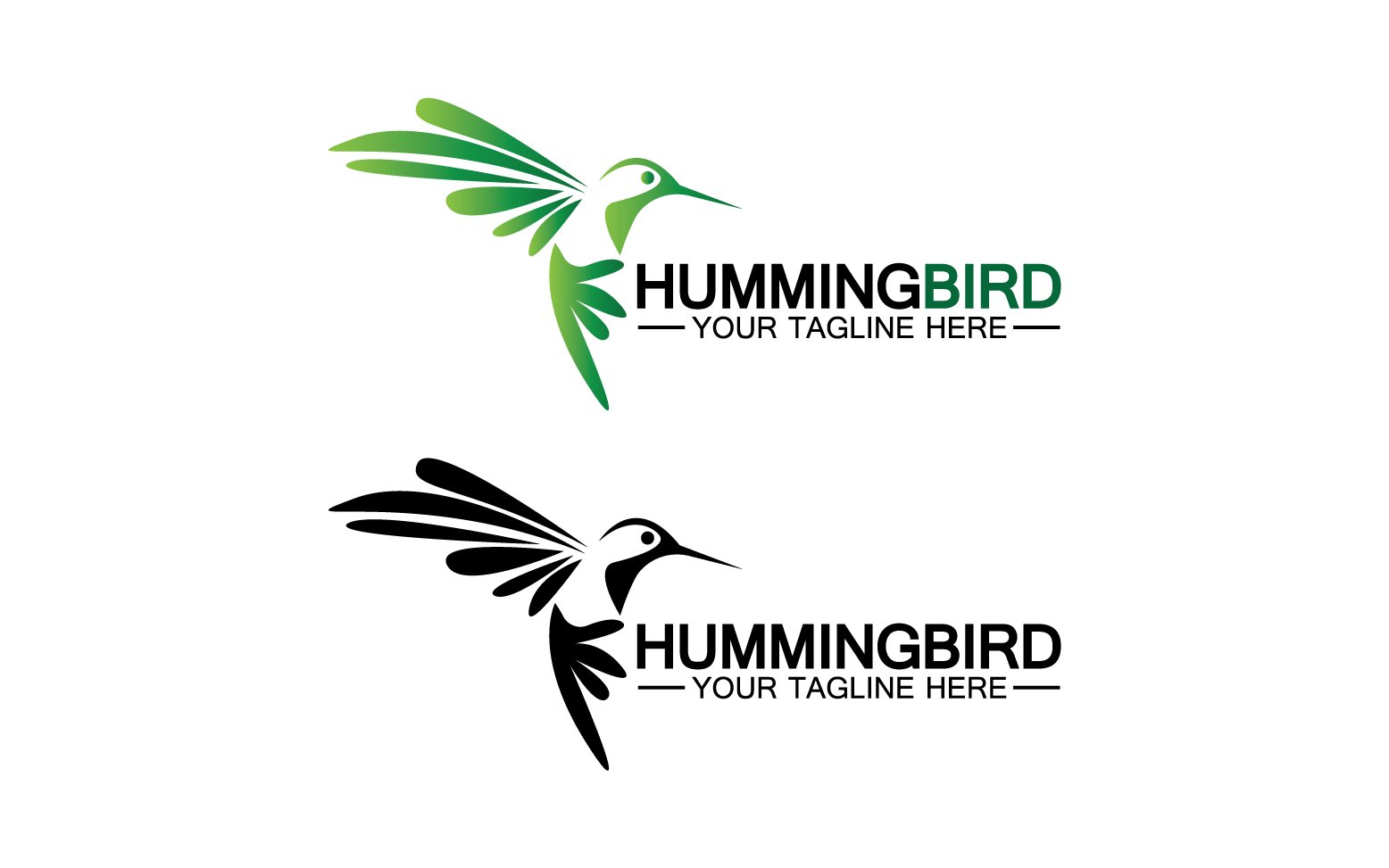 Kit Graphique #365330 Hummingoiseau Oiseau Divers Modles Web - Logo template Preview