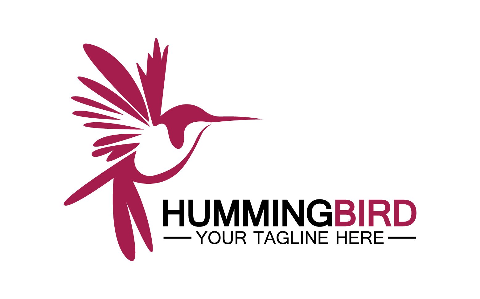 Kit Graphique #365336 Hummingoiseau Oiseau Divers Modles Web - Logo template Preview