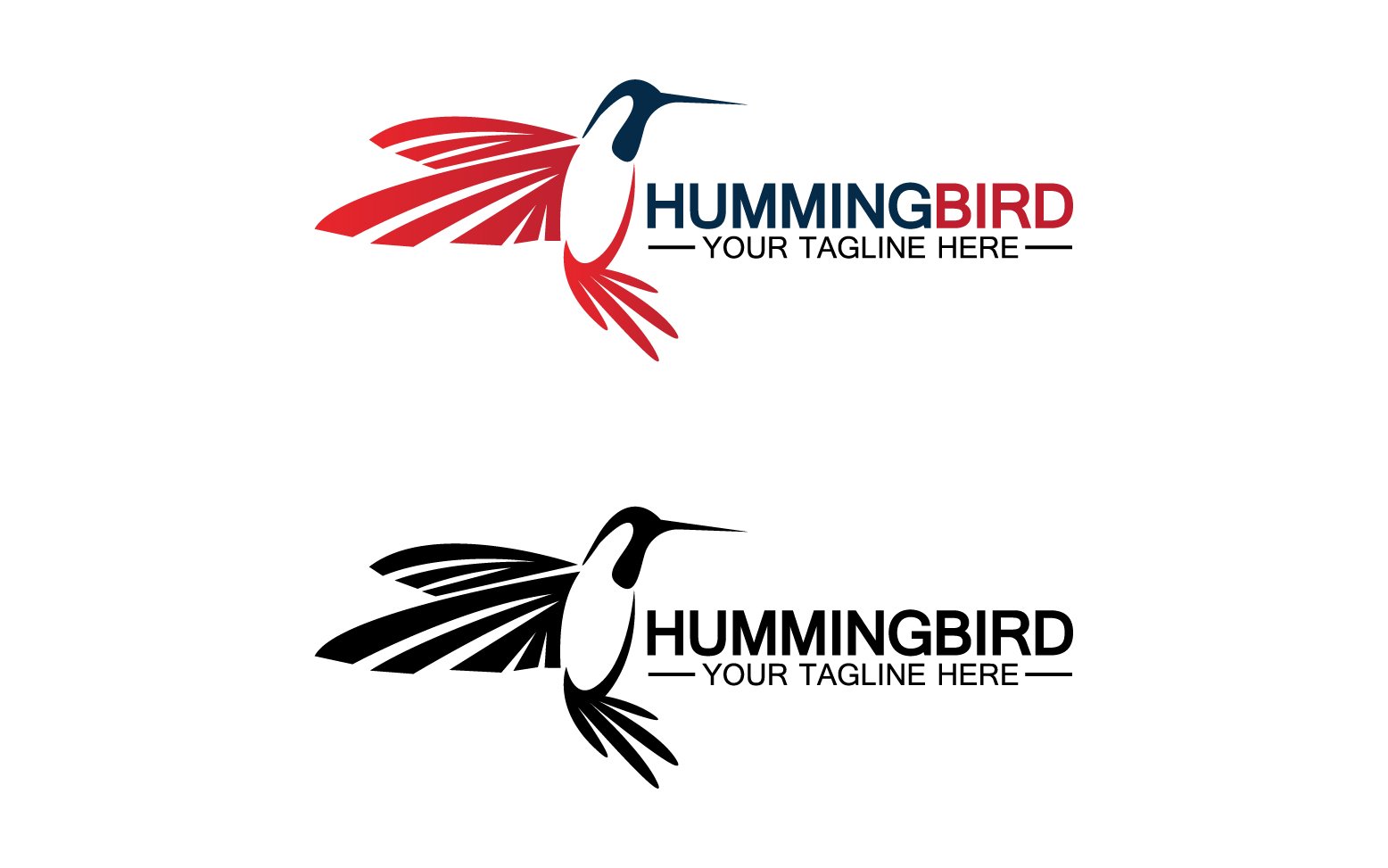Kit Graphique #365355 Hummingoiseau Oiseau Divers Modles Web - Logo template Preview