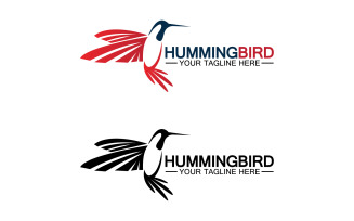 Hummingbird icon logo template v20
