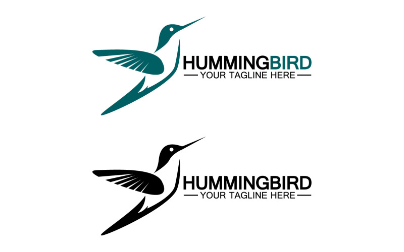 Hummingbird icon logo template v21 Logo Template