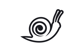 Snail animal logo vcetor template v12