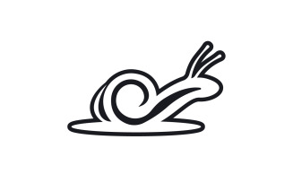 Snail animal logo vcetor template v13