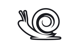 Snail animal logo vcetor template v16