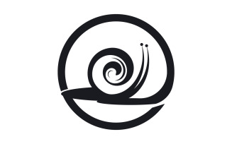 Snail animal logo vcetor template v17