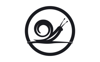 Snail animal logo vcetor template v18
