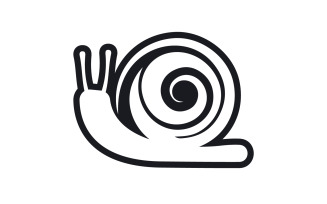 Snail animal logo vcetor template v1