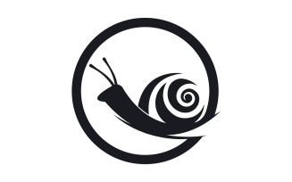 Snail animal logo vcetor template v21