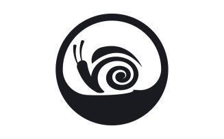 Snail animal logo vcetor template v24