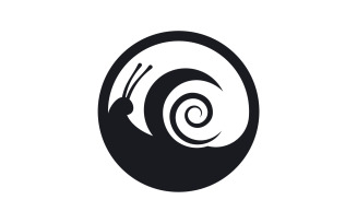 Snail animal logo vcetor template v25