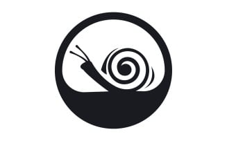 Snail animal logo vcetor template v26