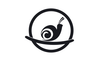 Snail animal logo vcetor template v30