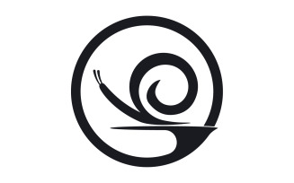 Snail animal logo vcetor template v32